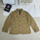 Single-button blazer jacket