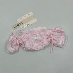 Lace-edged drawstring underpants