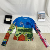 Vintage Printed Long-Sleeved T-Shirt