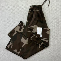 Straight-leg loose-fitting sports leggings