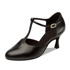 Women's Leatherette Customized Heel Ballroom Dance Shoes Character Dance Shoes