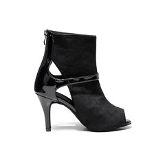 Women's Suede Open To Customized Heels Dance Boots JazSalsa Dancing Shoes