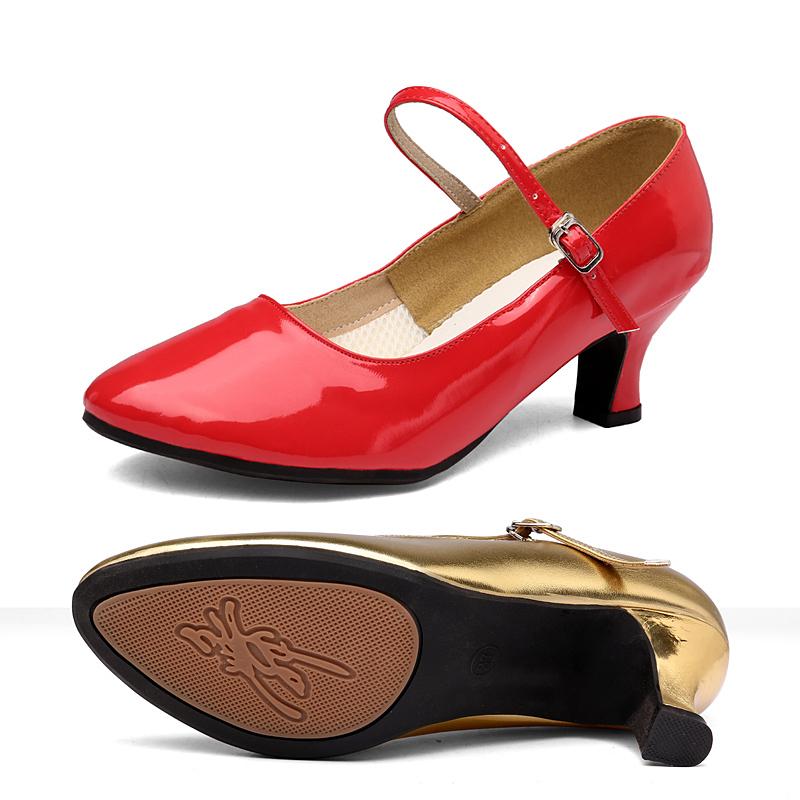 Women's Leatherette 5.5cm Heels Modern With Buckle Ballroom Dance Shoes Modern Shoes