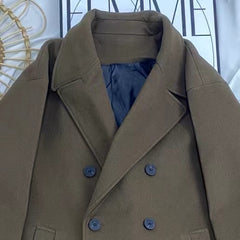 Double-Breasted Cashmere Trench Coat