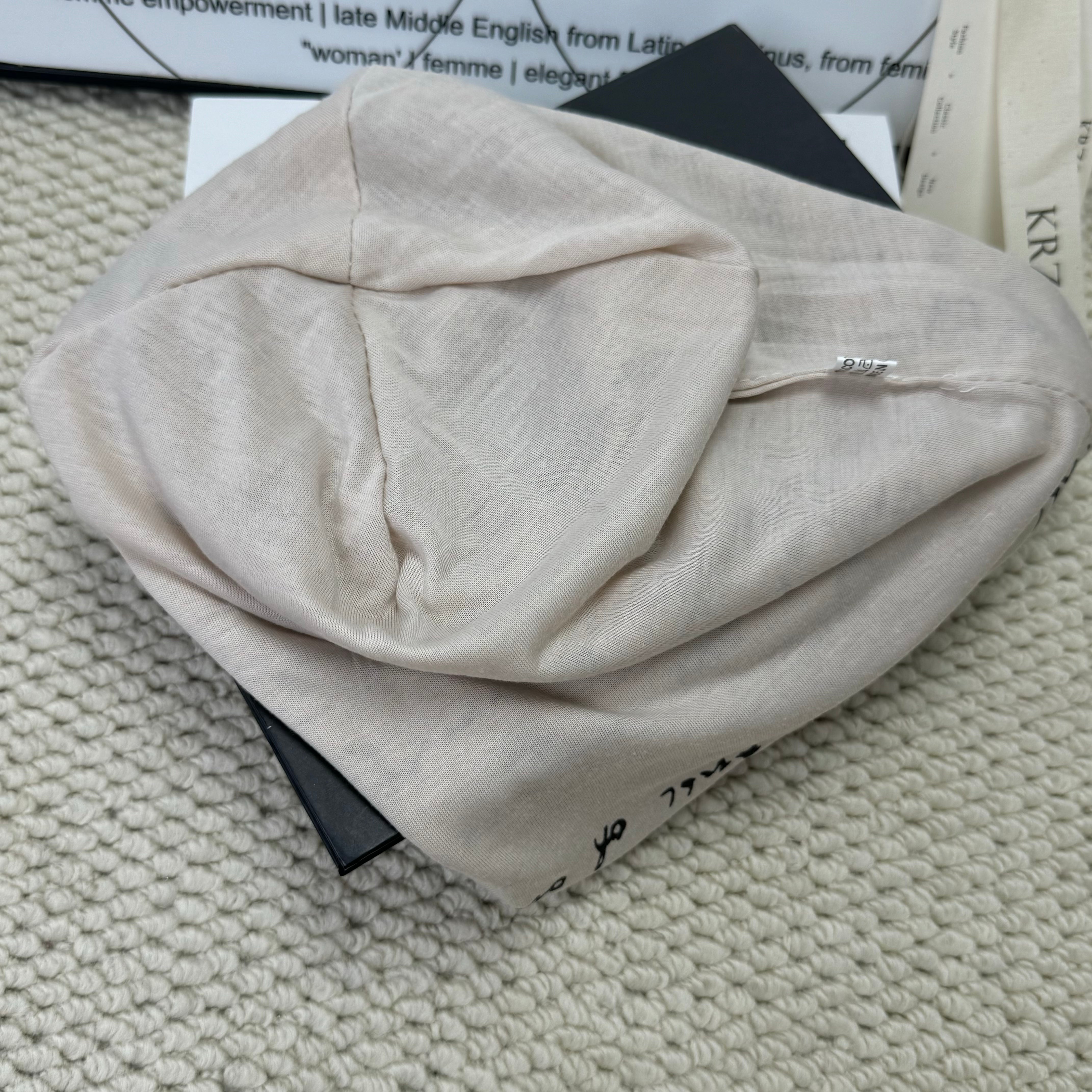 Letterhead cap with multiple layers