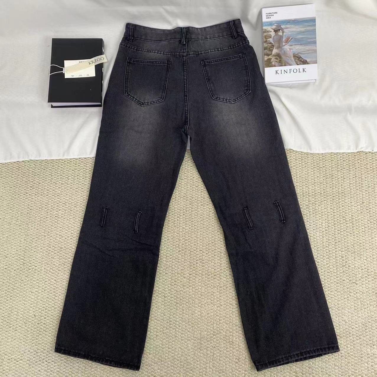 Niche Vintage Flared Jeans