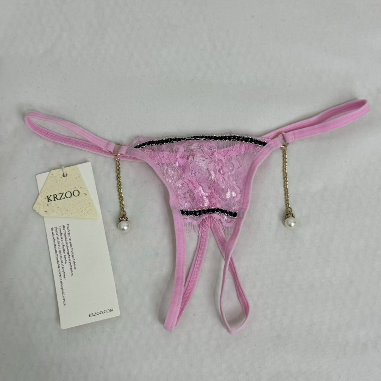 Lace European And American Style Low-Waisted Thongs