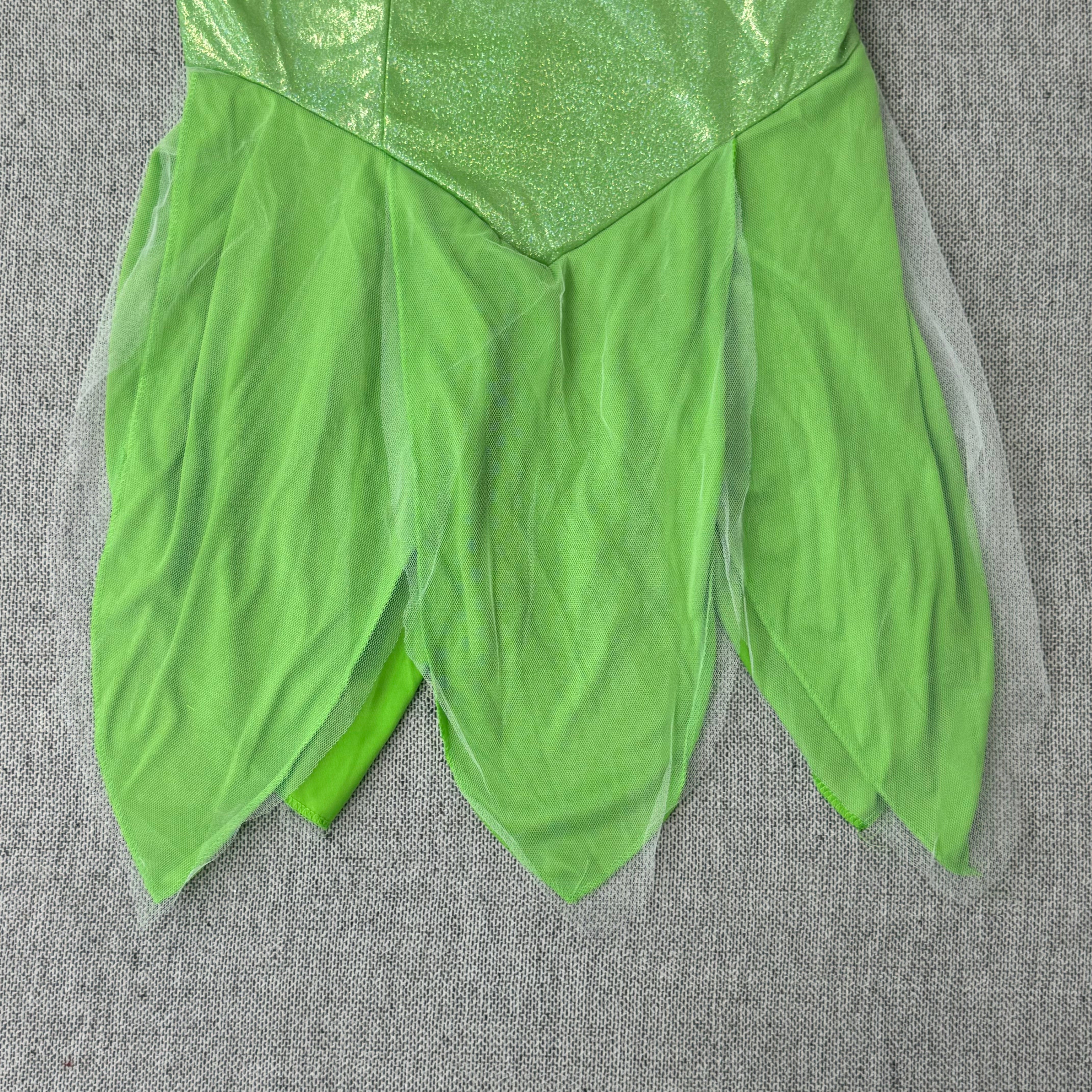 The fringed skirt of the fairy's wings