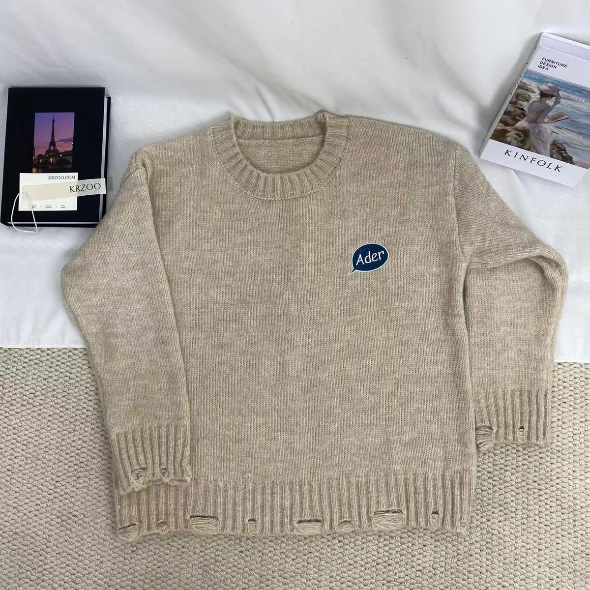 Embroidered Soft And Cozy Sweater