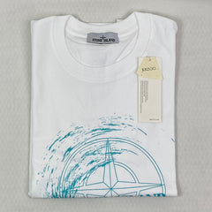 Large Compass Print Loose T-Shirt