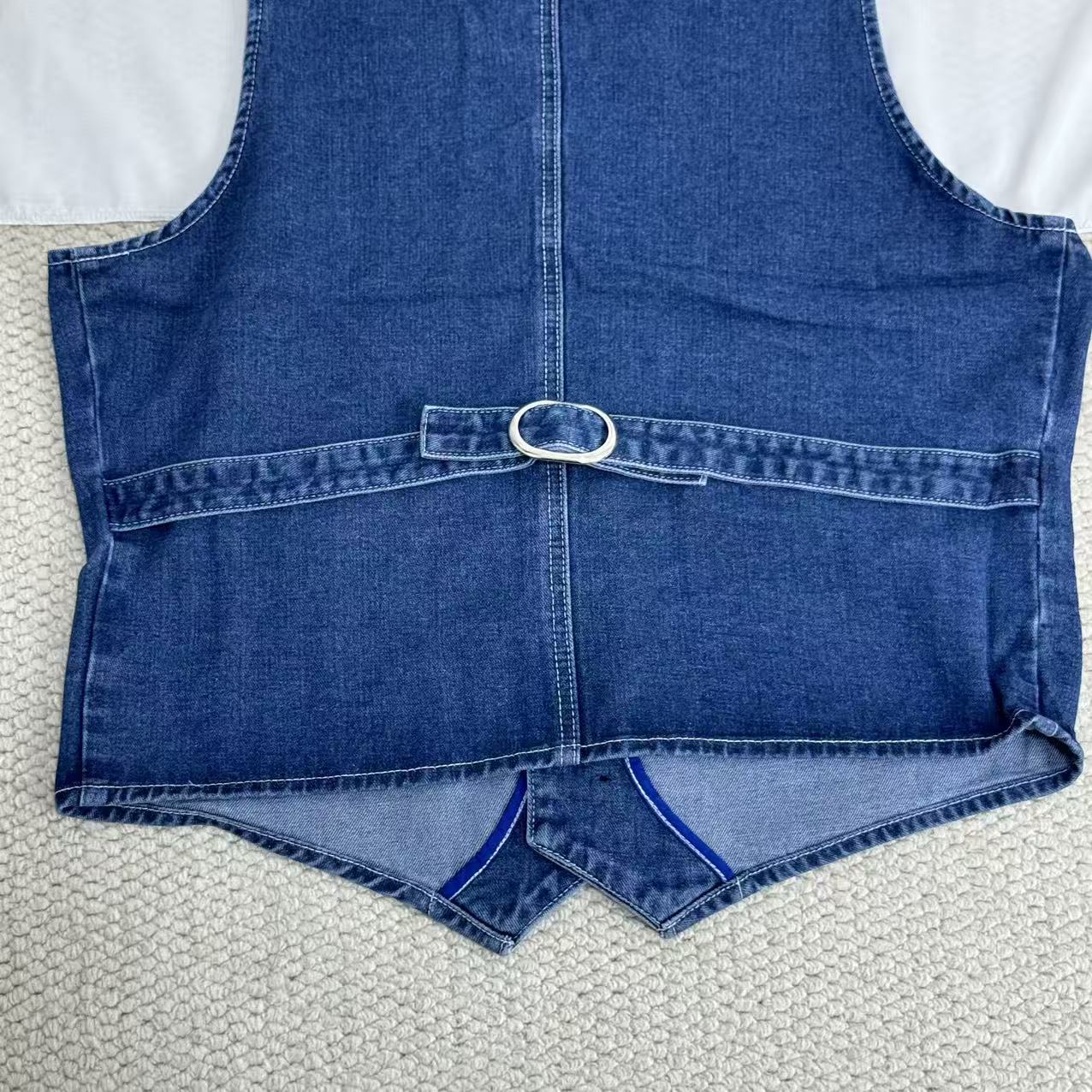 Cowboy vest, workwear, casual wide coat