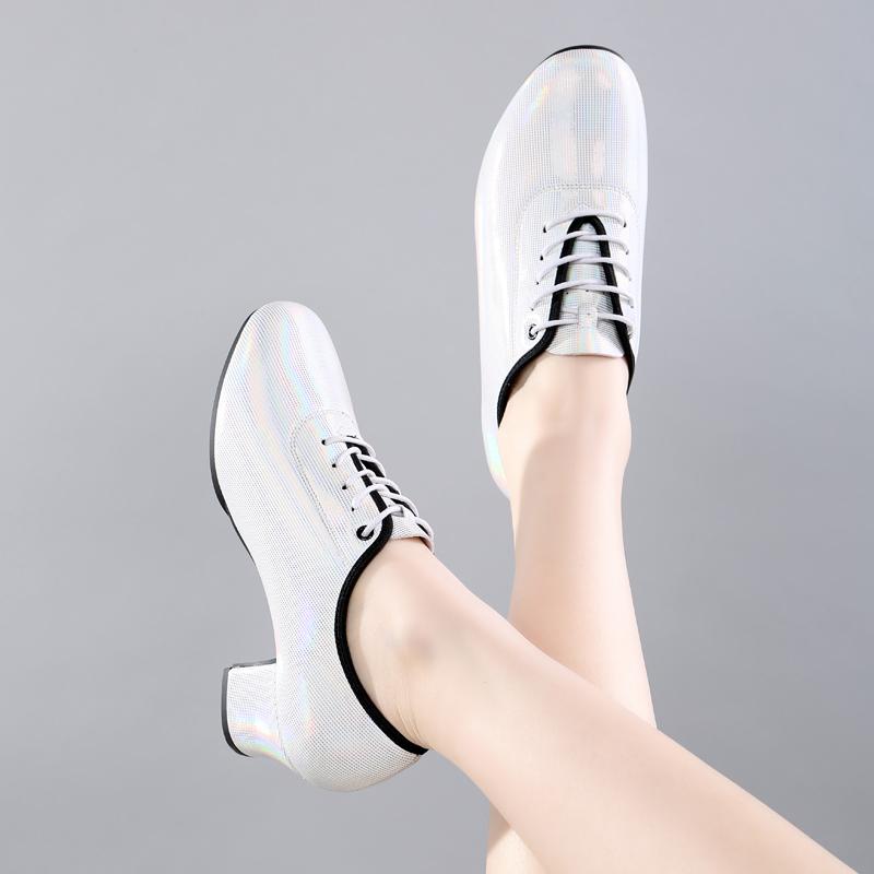 Women's Real Leather 3cm/5cm Teaching & Practice Shoes Ballroom Dance Shoes