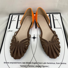 Casual Flat-Heeled Oversized Sandals