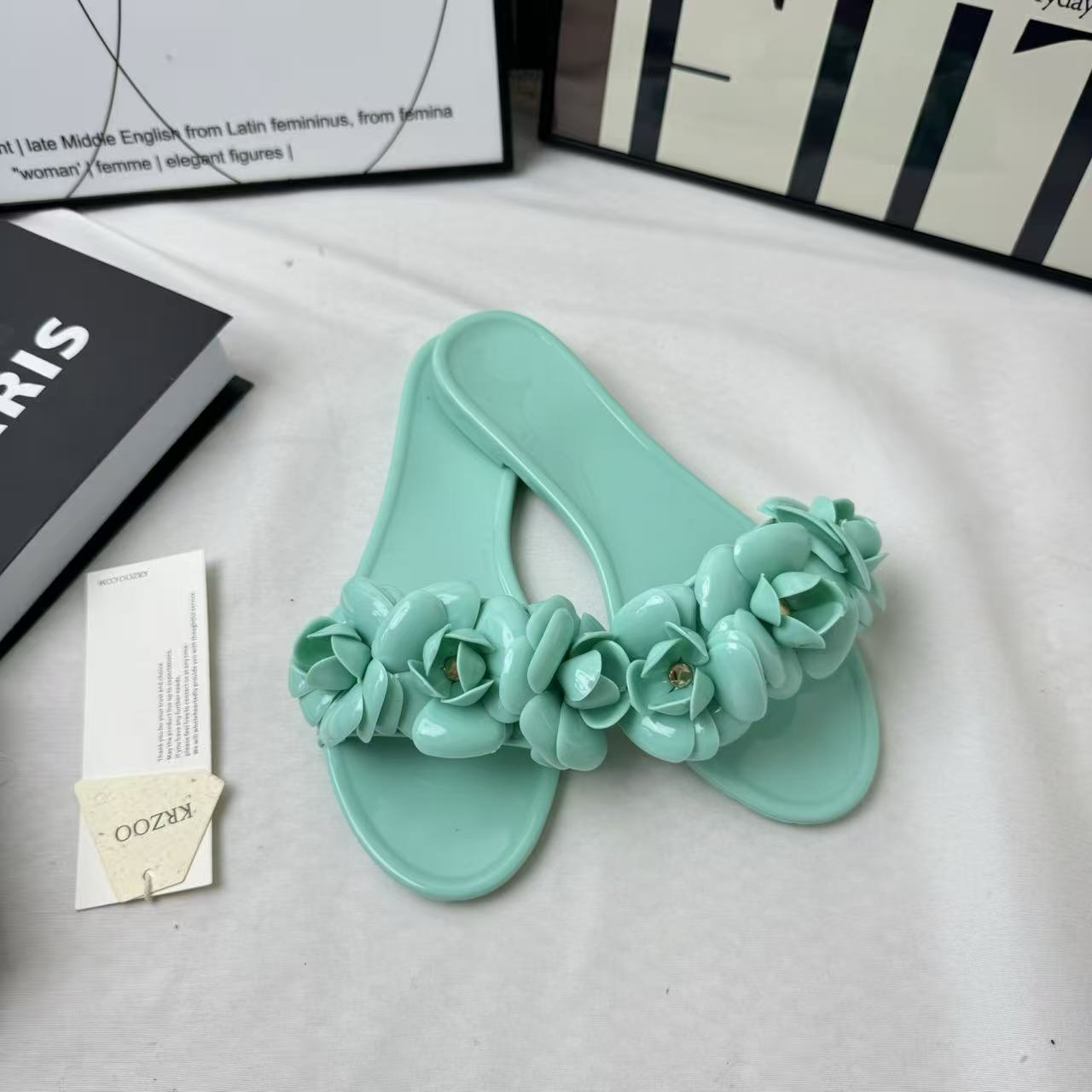 Camellia Flower One-Piece Shoes