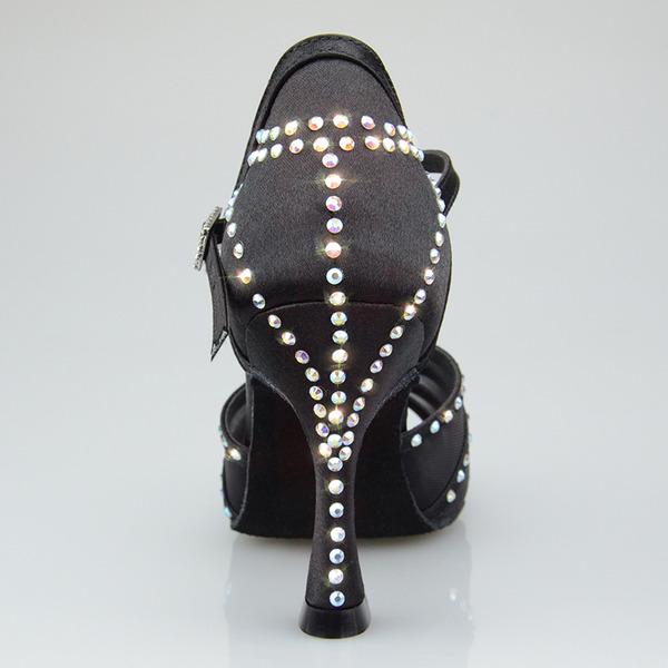 Women's Leatherette Customized Heel Ballroom Dance Shoes Salsa Latin Dance Shoes