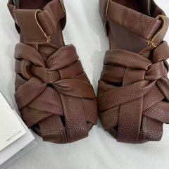 Hand-Woven Top-Grain Leather Sandals