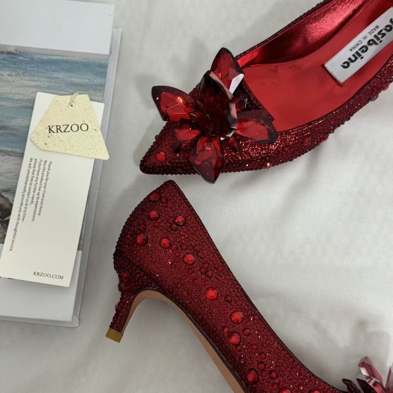 Pointed-Toe Stiletto Bridal Heels