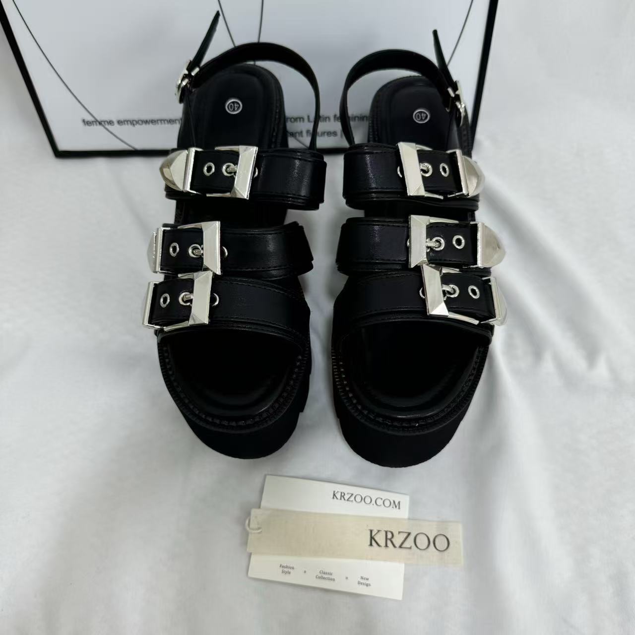 Platform Peep-Toe High-Heel Sandals