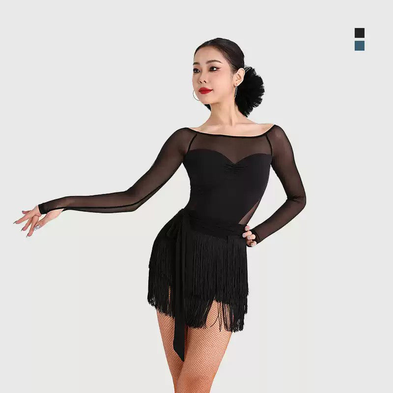 Women's Long SleevesDance Tops Bodysuit LeotarPractice DanceWear