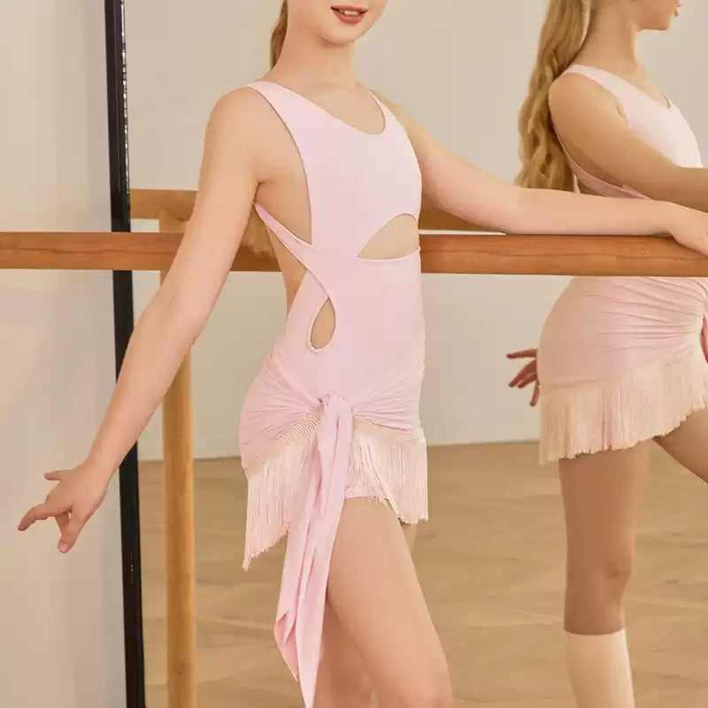 Girls Tassel Swing Dance Srts Practice Dancewear