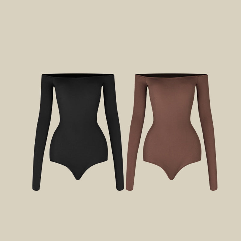 Women's Milk Silk Long Sleeve Dance Wear Bodysuit Leotards