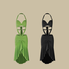 Women's Sleeveless Backless Dance Dress Dance Wear