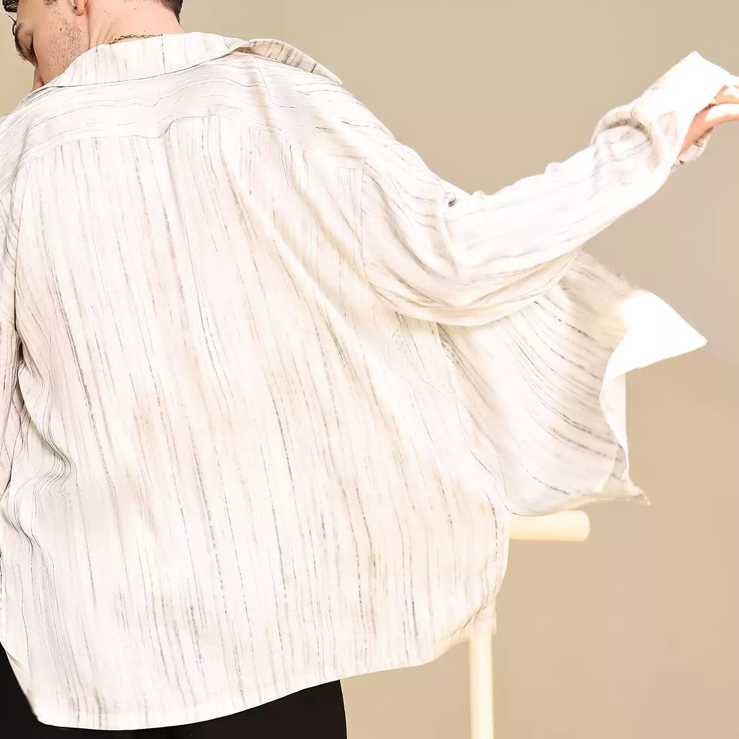 Men's Long-Sleeve Latin Dance Tops Dance Wear