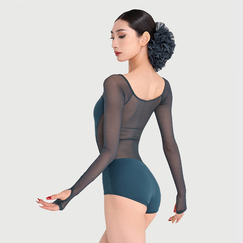 Women's Long SleevesDance Tops Bodysuit LeotarPractice DanceWear