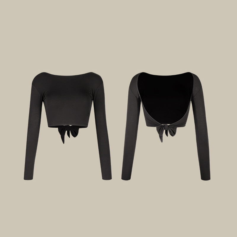 Women's Black Latin Dance Tops DanceWear Training Performance Dance Tops