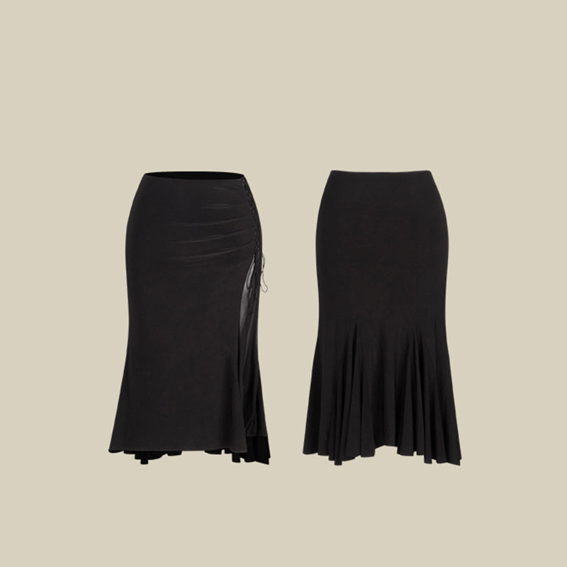 Women's Black Dance Srt Dance Wear Training Performance Srts