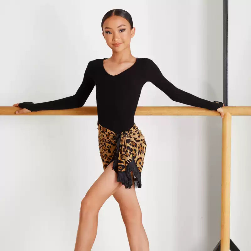 Girls Tassel Swing Dance Srts Practice Dancewear