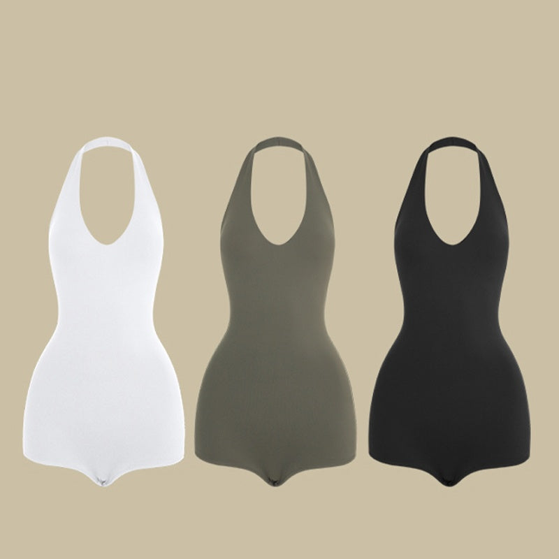 Women's Backless Dance Tops Bodysuit LeotarPractice DanceWear