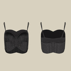 Women's Black Halter Training Dance Tops DanceWear Dance Tops