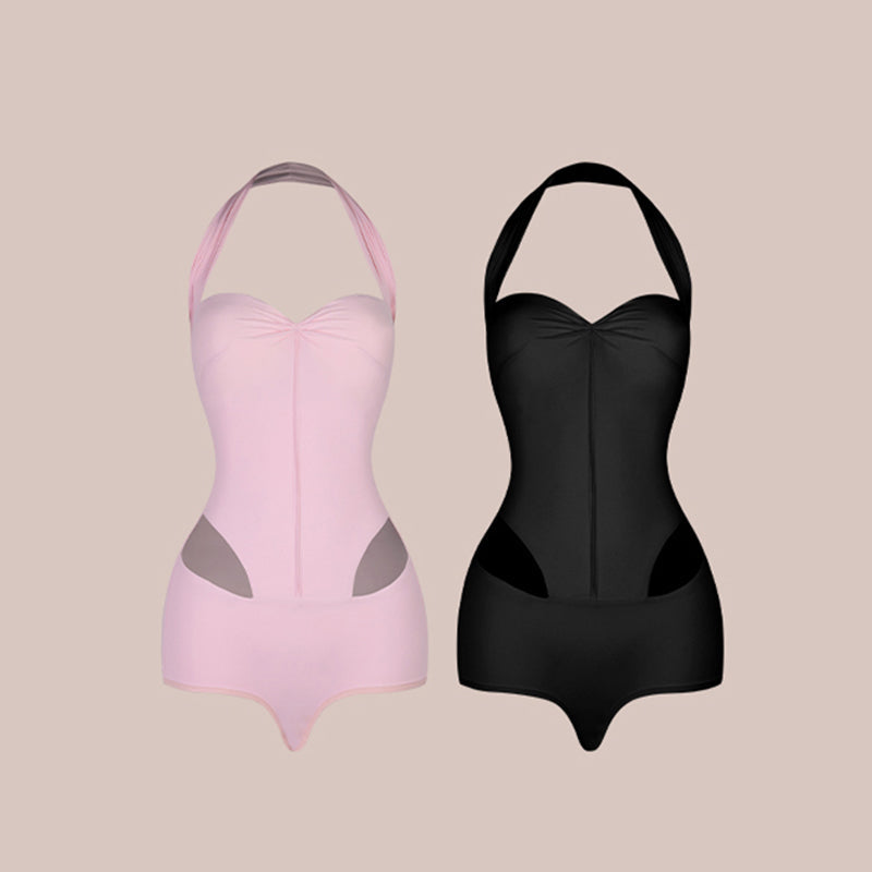 Women's Halter Backless Dance Tops Bodysuit LeotarPractice DanceWear