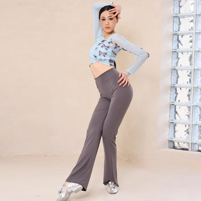 Women's High Waist Dance Pants Training Pants Dancewear