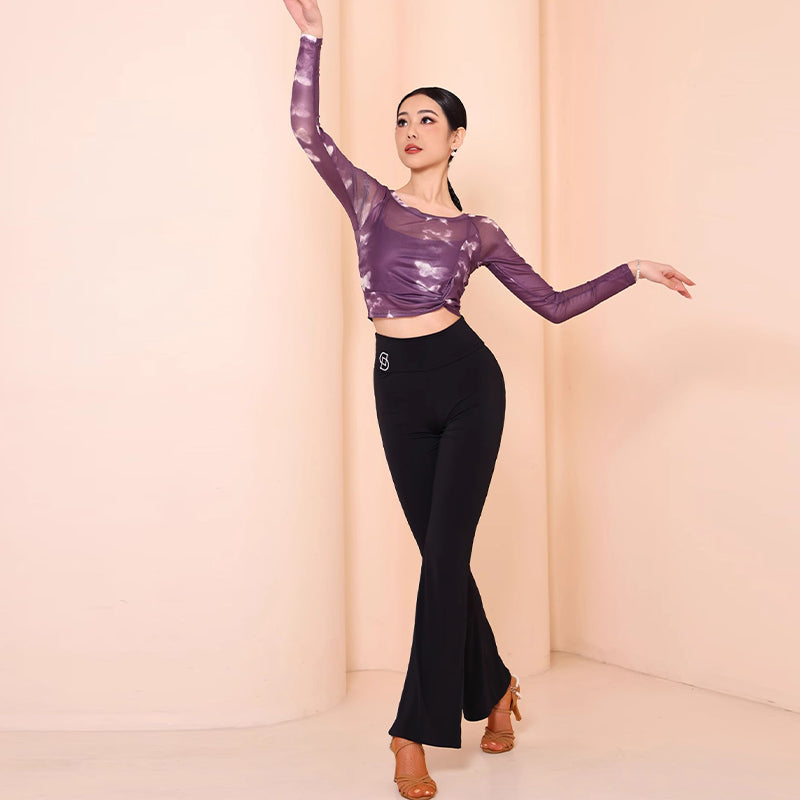 Women's High Waist Dance Pants Training Pants Dancewear