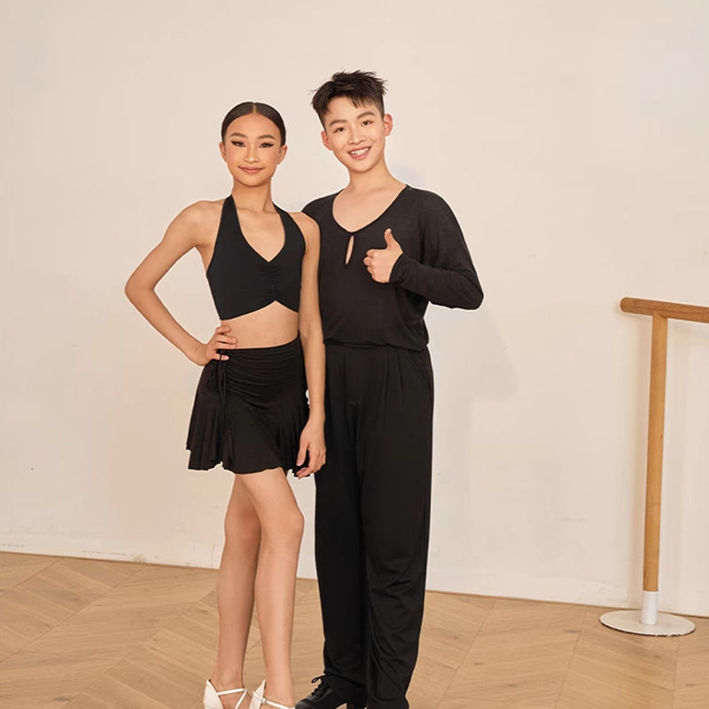 Girls Sleeveless Dance Practice Tops Dancewear