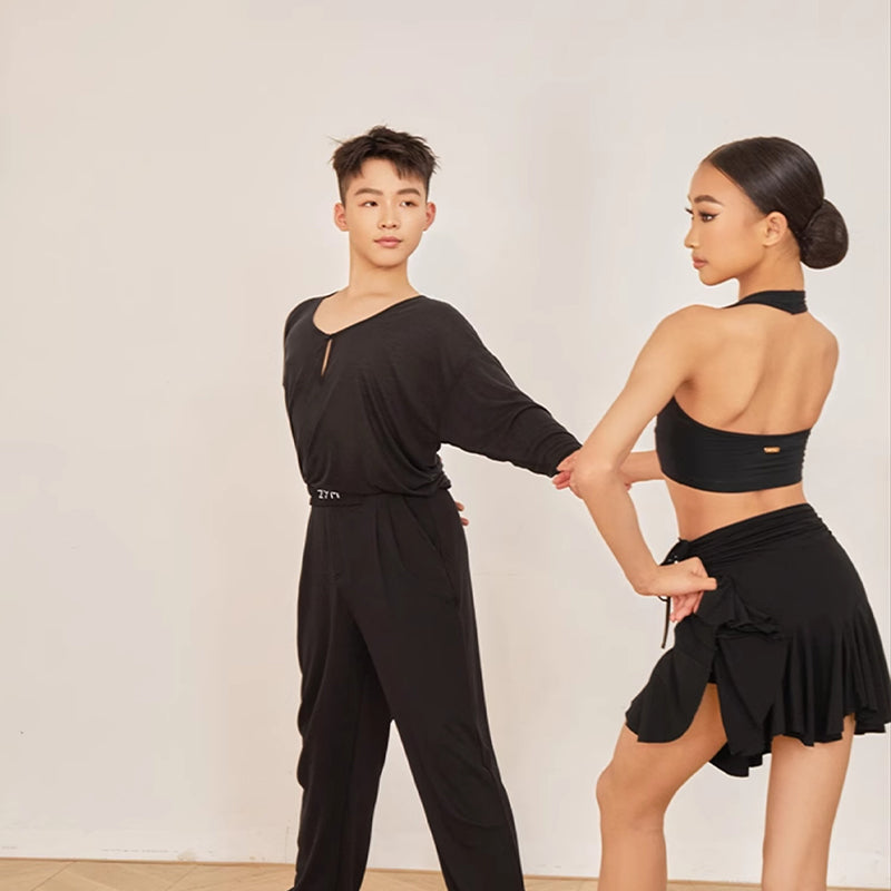 Girls Sleeveless Dance Practice Tops Dancewear