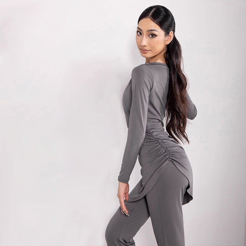 Women's Long Sleeves Latin Dance Tops DanceWear Training Performance Dance Tops