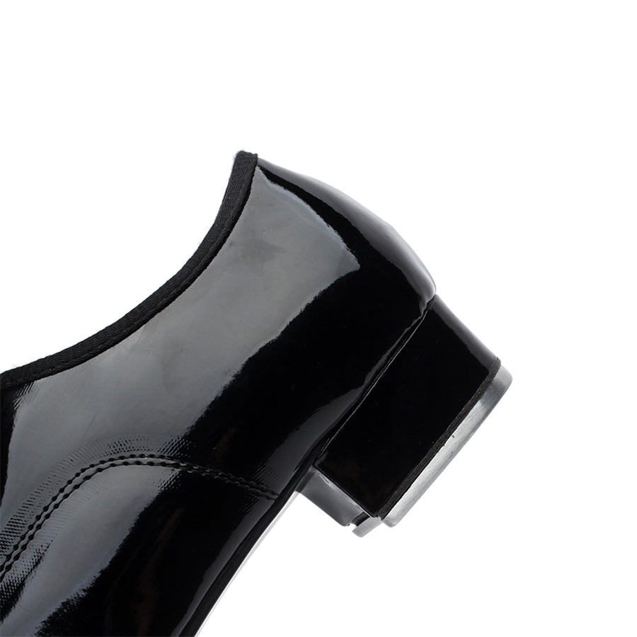 Women's Black 3cm Heel Lace-up Tap Shoes Dance Shoes