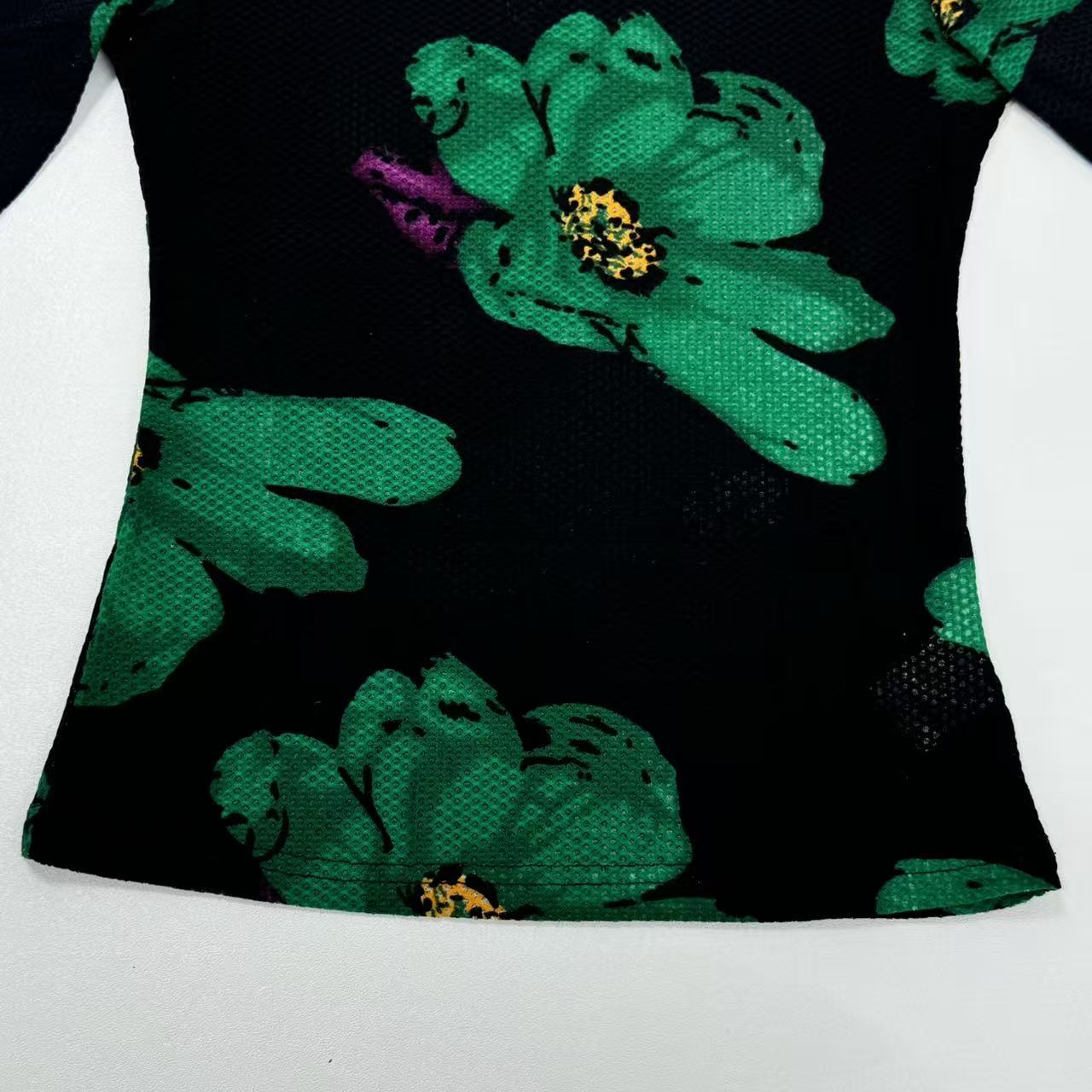 Standing collar lace base shirt