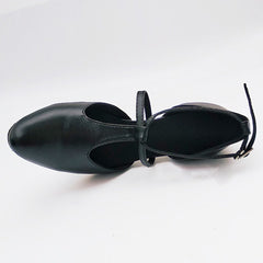 Women's Leatherette Customized Heel Retro Ballroom Dance Shoes Character Shoes