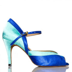 Women's Satin Customized Heel Ballroom Dance Shoes Salsa Latin Dance Shoes