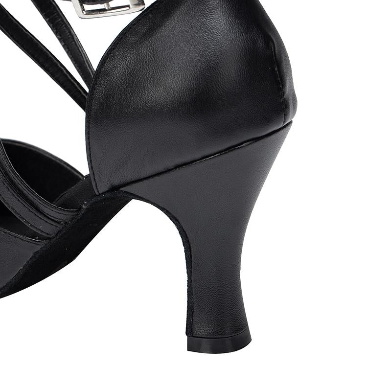 Women's Microfiber Leather 8.3cm Heels Ballroom Dance Shoes Modern Dance Shoes