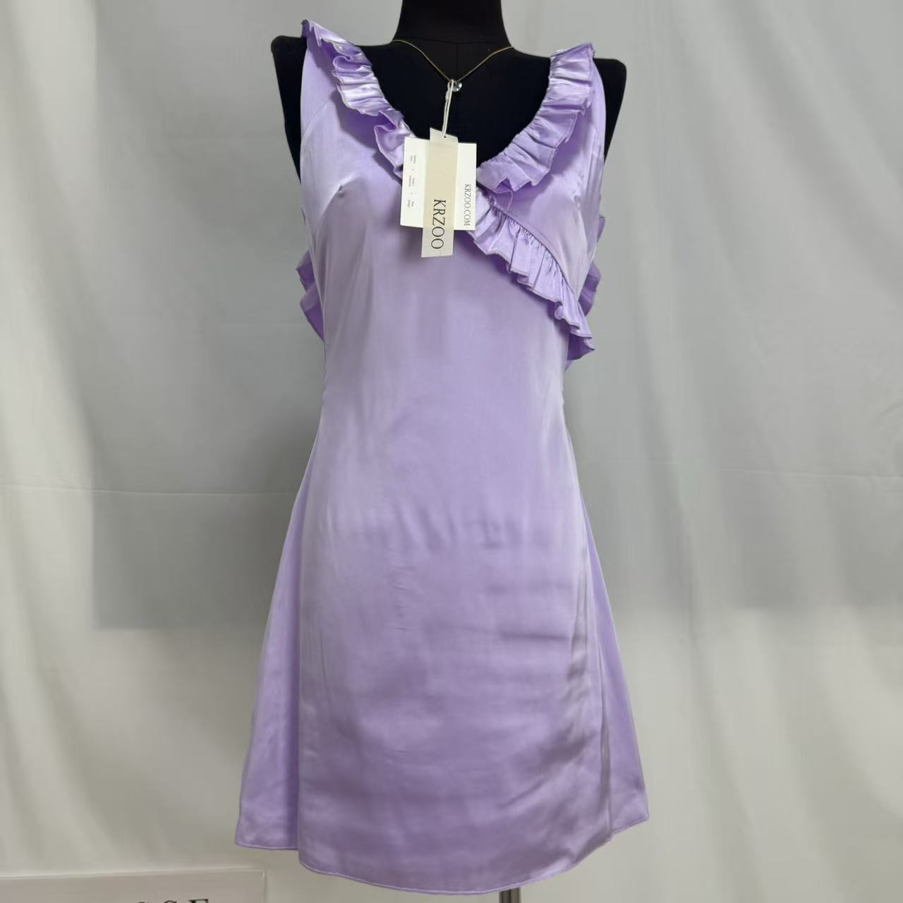 Strapless Sleeveless Mini Dress