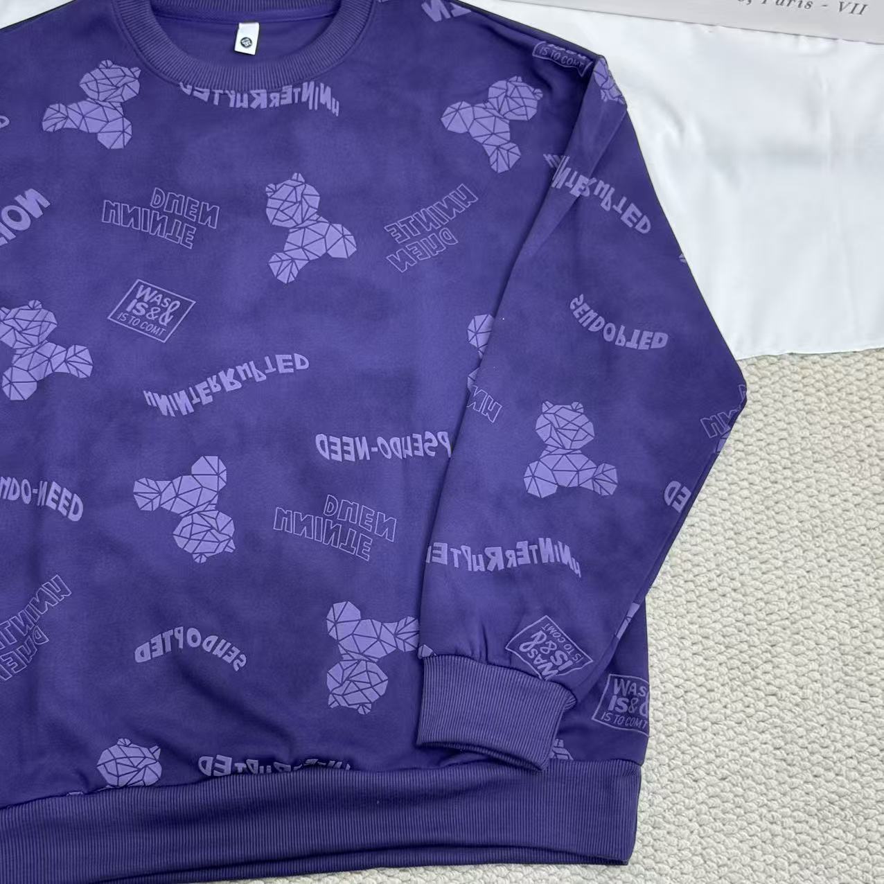 Loose-Fit Crew Neck Base Layer Top