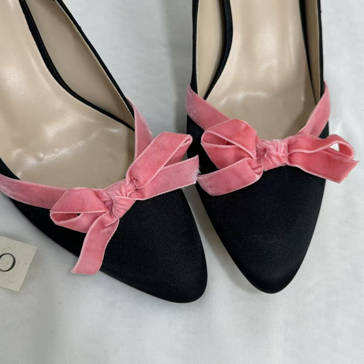 Bow-Knot Low-Cut High Heels