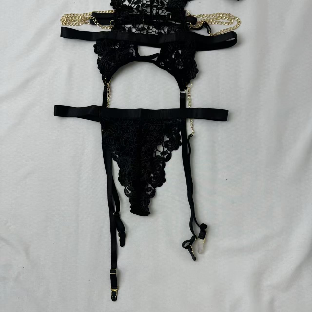 Lace open-chain set