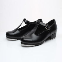 Women's Black 3cm Heel Tap Shoes Dance Shoes
