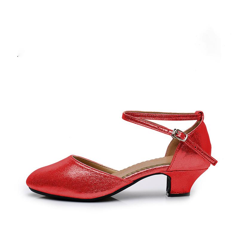 Women's Leatherette 3.5cm/5.5cm Heels Rubber Sole Swing Dance Shoes Ballroom Dance Shoes Modern Shoes
